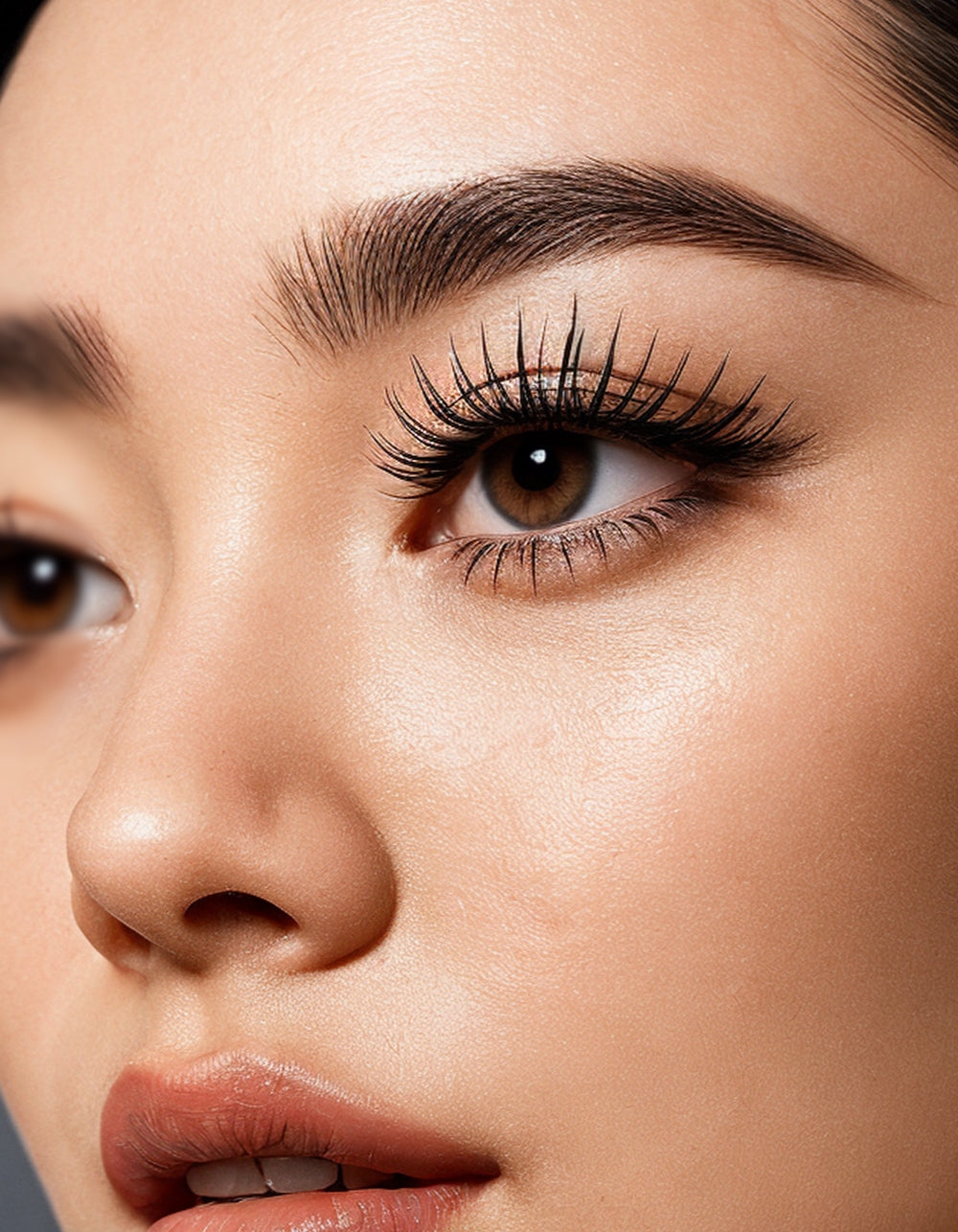 MD Eyebrow Conditioner – Professional model showcasing flawlessly shaped eyebrows