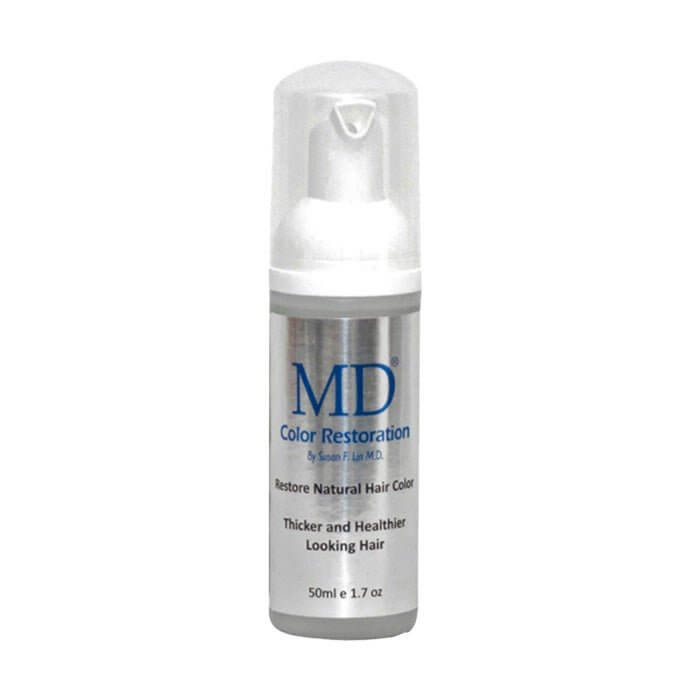 MD Hair Color Restoration For Men and Women - Restore Natural Hair Color- 1.7 fl. oz 30 Days Supply - MD