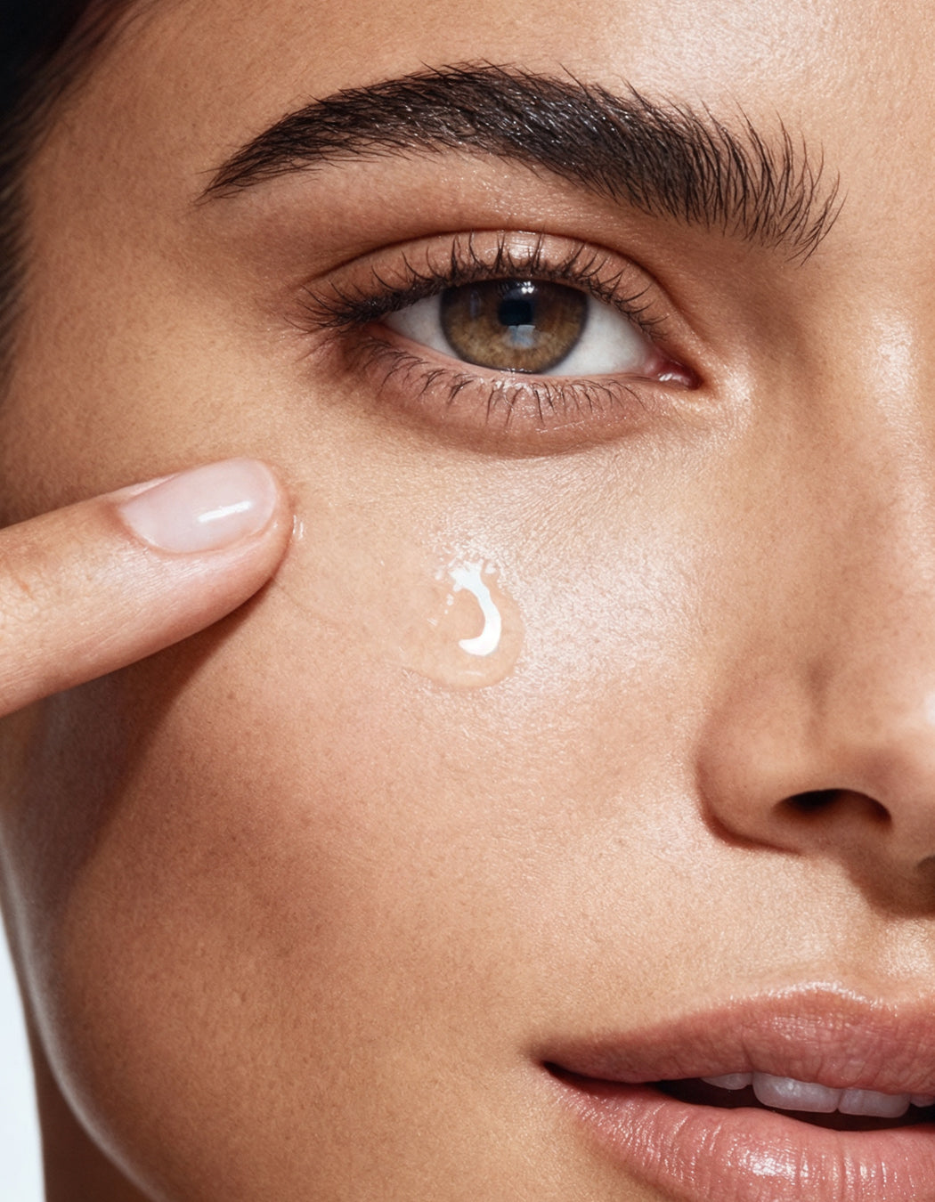 How to use MD Ultimate Eye Cream: apply a small amount under the eyes and gently pat with fingertips to lift, firm, and hydrate