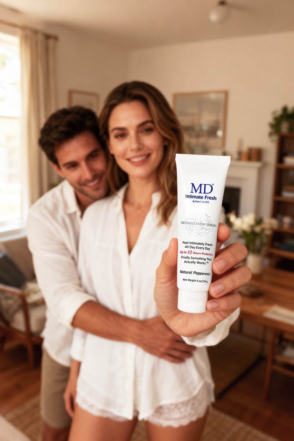 MD Intimate Fresh uses antibacterial MD Intimate Fresh uses antibacterial and antiviral Nano Silver to stop odor-causing bacteria and protect sensitive skin.