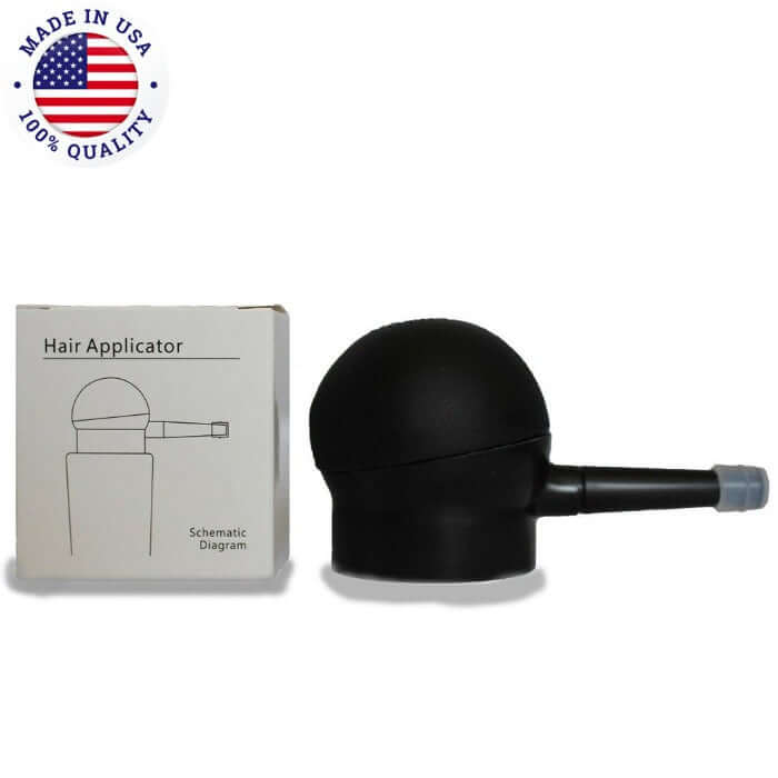 MD Hair Fiber Applicator bulb with box – easy-to-use spray tool for targeted application of hair fibers on thinning areas